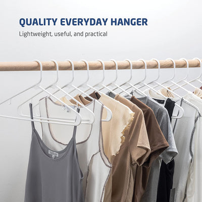 Standard Plastic Hangers (White)