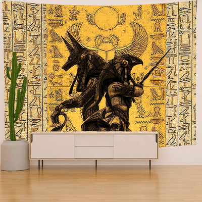 Egyptian Mural Tapestry Wall Hanging