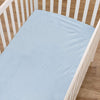 Fitted Crib Sheet for Standard Mattresses, 28 x 52 (Blue)