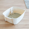 Large Corner Sandbox with Scoop (Jumbo/Almond)