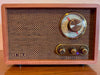 Retro Wood Bluetooth Radio with Built in Speakers, Walnut