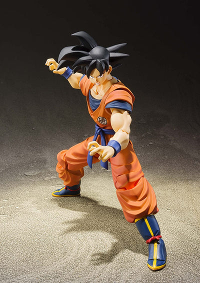 Son Goku collectible figure a Saiyan raised on earth