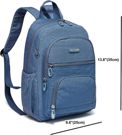 small backpack for travel, Light Blue - 9 Liters