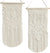 Woven Macrame Wall Hanging Decoration, 24" L x 13" W, Set of 2