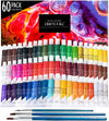 Pack of 60 12ml Art Paints for Canvas