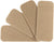 Stair Pads, Antislip, Adhesive, Brown, 6.31 x 0.94 x 12.25 Inches