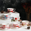 Tea Cups and Saucers, Set of 6 (8oz)