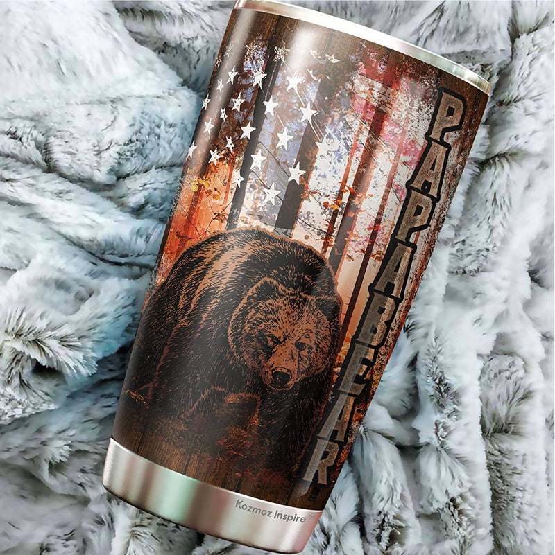 20 oz tumbler "Being a dad is an honor, being a dad is priceless"