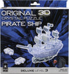 Original 3D Crystal Puzzle - Deluxe Pirate Ship Transparent