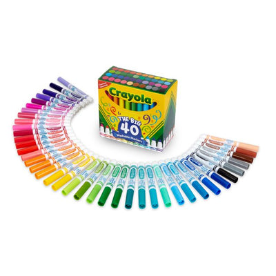 Classic washable markers, 40 pieces