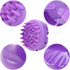 1 pack of silicone to massage the scalp,