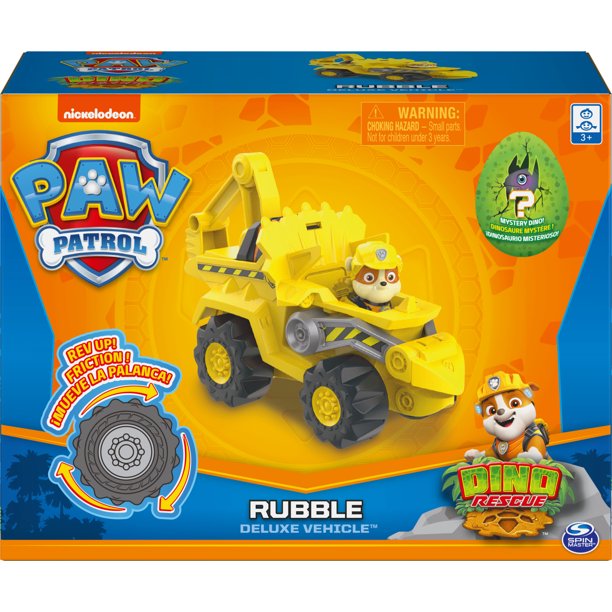 Dino Rescue Rubble's Up Vehicle with Mystery Dinosaur Figure