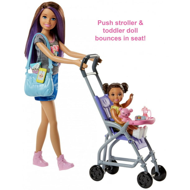 (WFS NRH) Doll with stroller