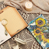 Retro Style Journal with Diamond Pen Set (Sunflower Color)