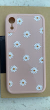 Xr case, pink daisy pattern