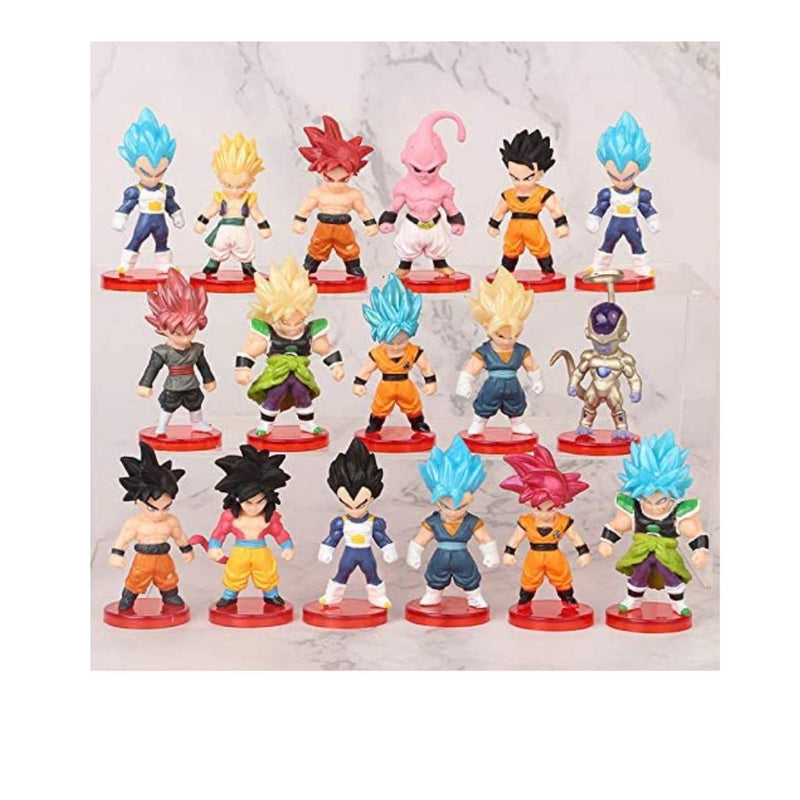 16 Piece Dragon Ball Z Action Figure Set