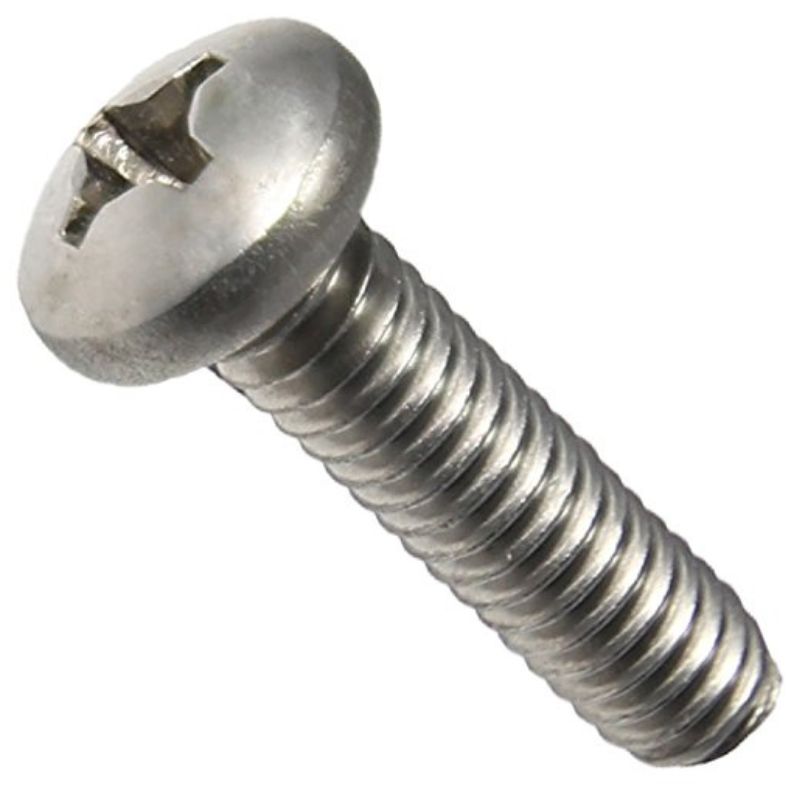 10-32 Machine Screws Flat Head, Color: Silver