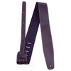 Guitar strap - baseball leather, purple color