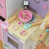 Children's play kitchen, with accessories, Pink