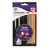 Simply Charcoal Cans Set for Drawing, Assorted, 13-Piece