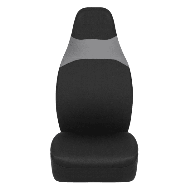 1 x Car Seat Cover Color: Black/ Gray, Universal Fit