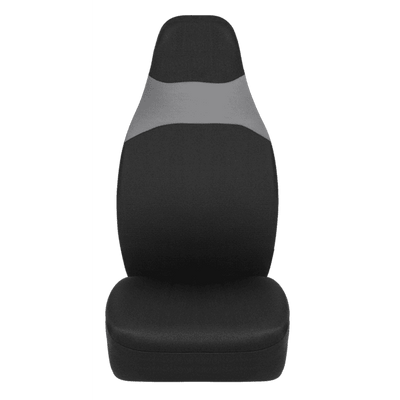 1 x Car Seat Cover Color: Black/ Gray, Universal Fit