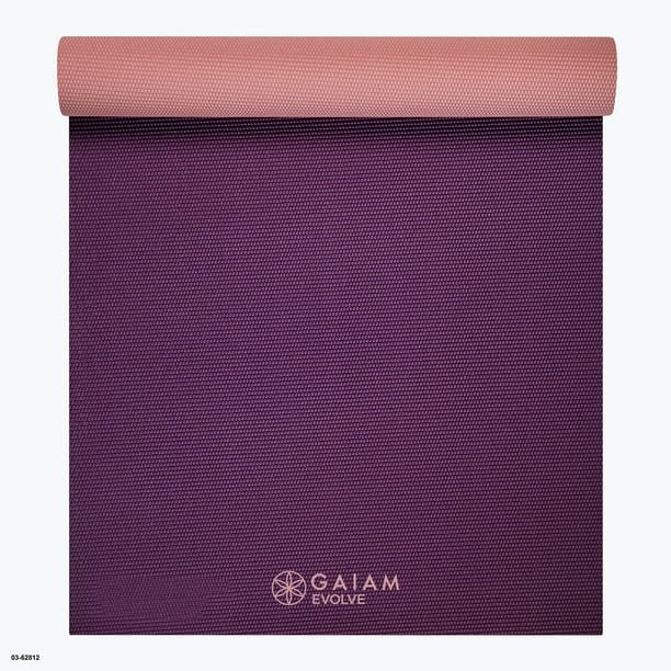 Reversible Yoga Mat, Berry, 5mm