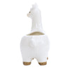 White ceramic llama vase, 1pc