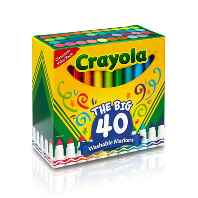 Classic washable markers, 40 pieces