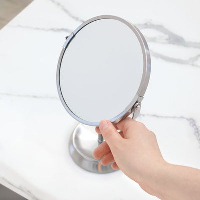 Metal mirror, color: Brushed Nickel