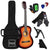 38" Beginner Acoustic Guitar Starter Kit with Case, Sunburst