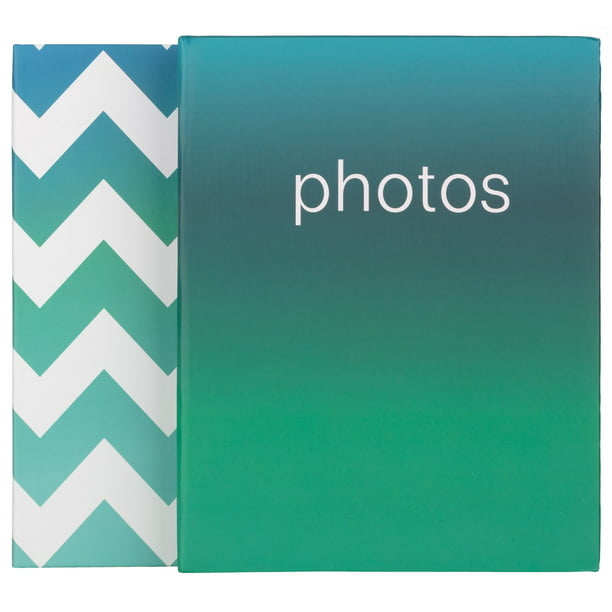 2-Pack Blue/Grey Photo Albums, Holds 144 4" x 6" Photos