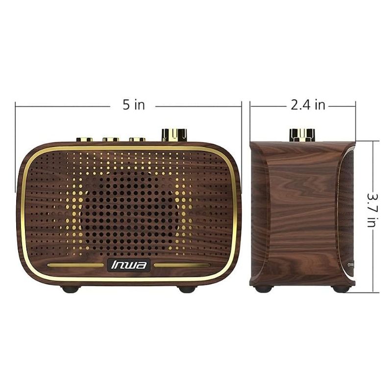 Retro Portable Wireless Loud Volume Bluetooth Speaker (5W)