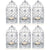 6 Pcs Wedding Centerpieces Decorative Candle Lanterns Bird Cage