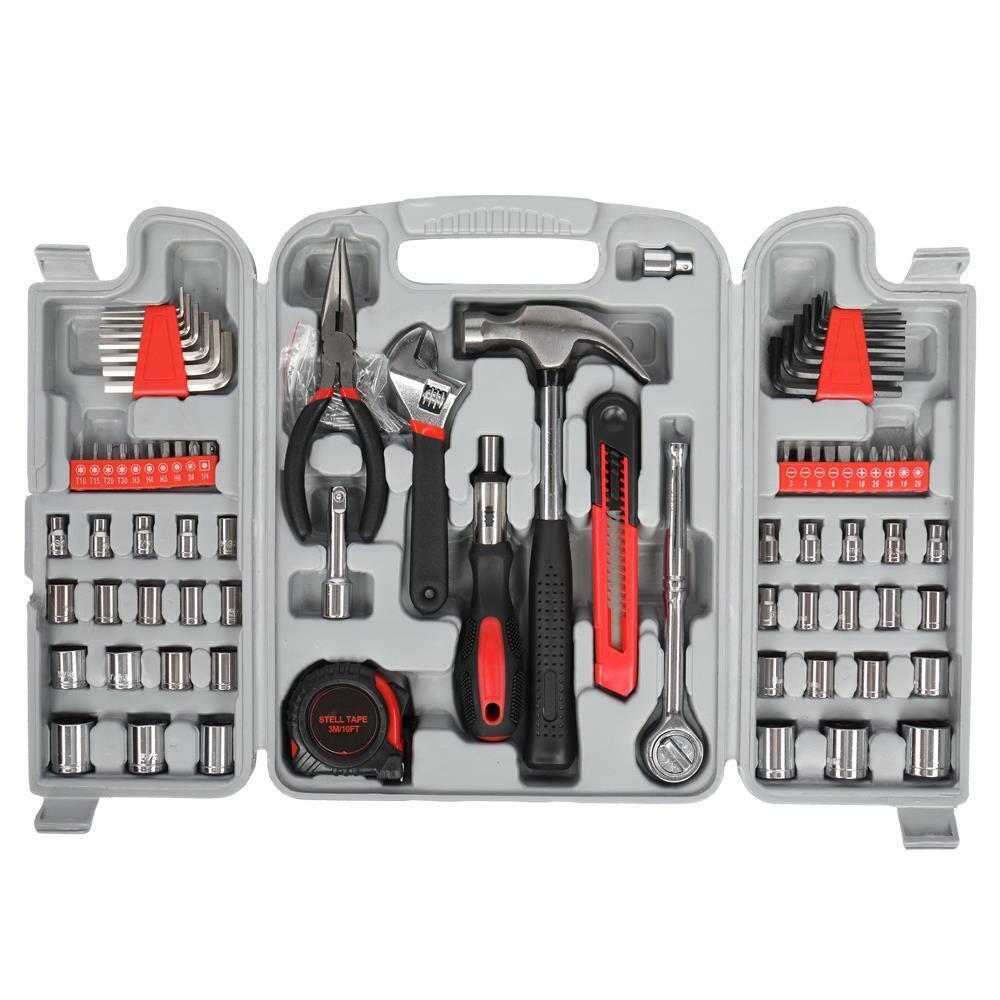 186-piece hand tool set with box