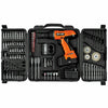 18V cordless drill with bits, case and accessories