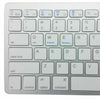 Wireless Bluetooth keyboard, Colour: White