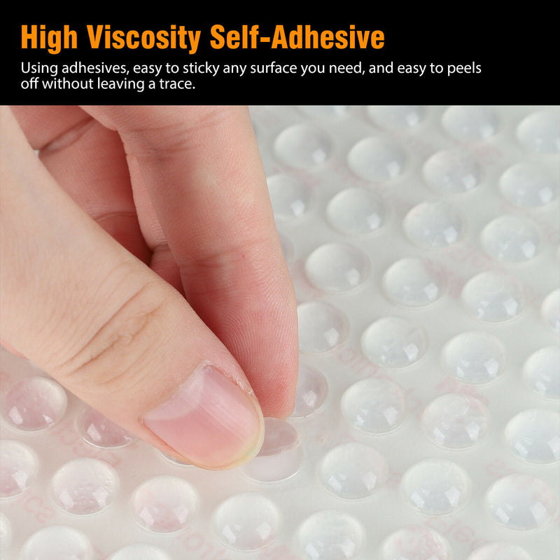 100pcs Self Adhesive Silicone Cabinet Door Stickers