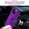 Cell Phone Case, Tempered Glass Protector (Color: Purple)