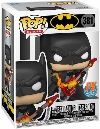 DC Heroes: Death Metal Batman Vinyl Figure with Guitar