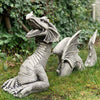 Dragon statue for garden (Grey White)