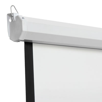 Removable projector screen