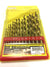 13-Piece Metal Twist Drill Bit Set for Wood