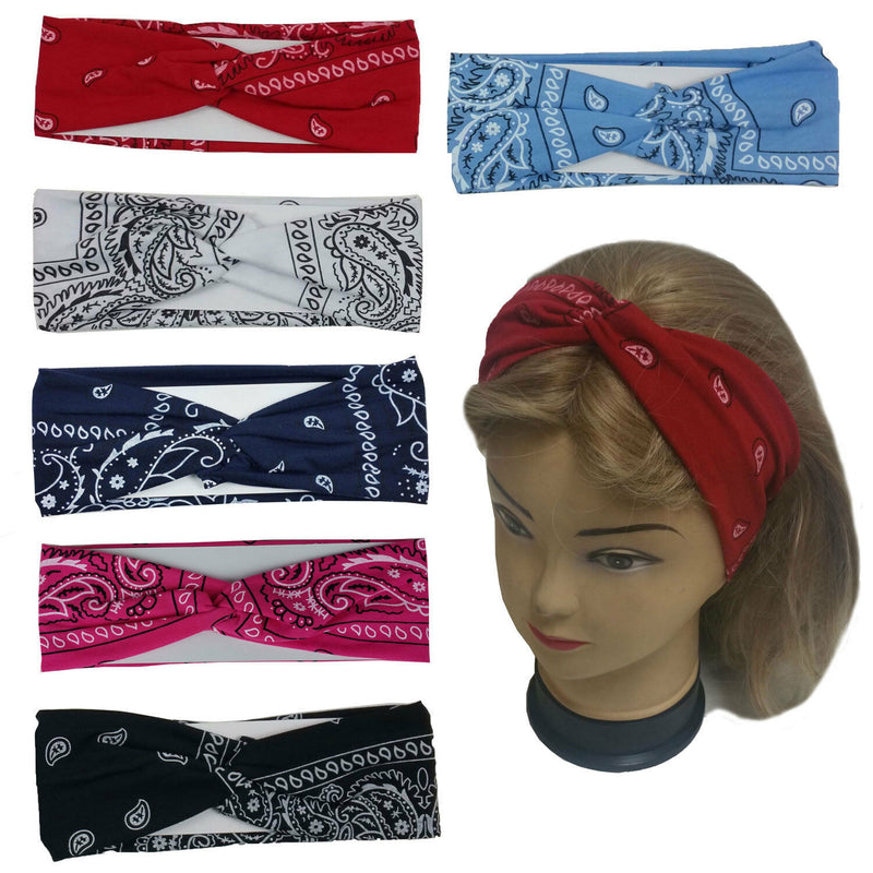 3 pcs Printed braided headbands