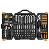 192-piece hand tool set, includes 58 sockets