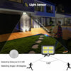 Outdoor lamp powered by solar panel