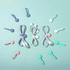 10Pcs, Silicone Cable Magnetic, Multicolor