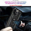 Cell Phone Case, Tempered Glass Protector (Color: Black)