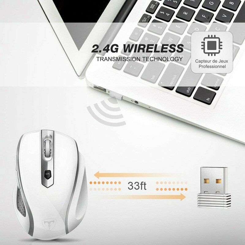 2.4G Wireless Mouse with USB Receiver for PC