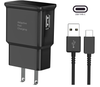 Fast Charge Wall Charger, 4ft, color: Black